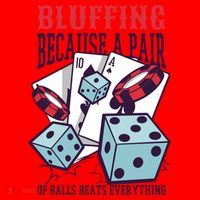 Bluffing A Pair Of Balls Beats Everything Funny Poker Santa Hat thumb 1
