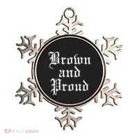 Brown And Proud Latino Mexican Raza Chicano Ornament thumb 0