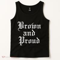 Brown And Proud Latino Mexican Raza Chicano Tank Top thumb 2