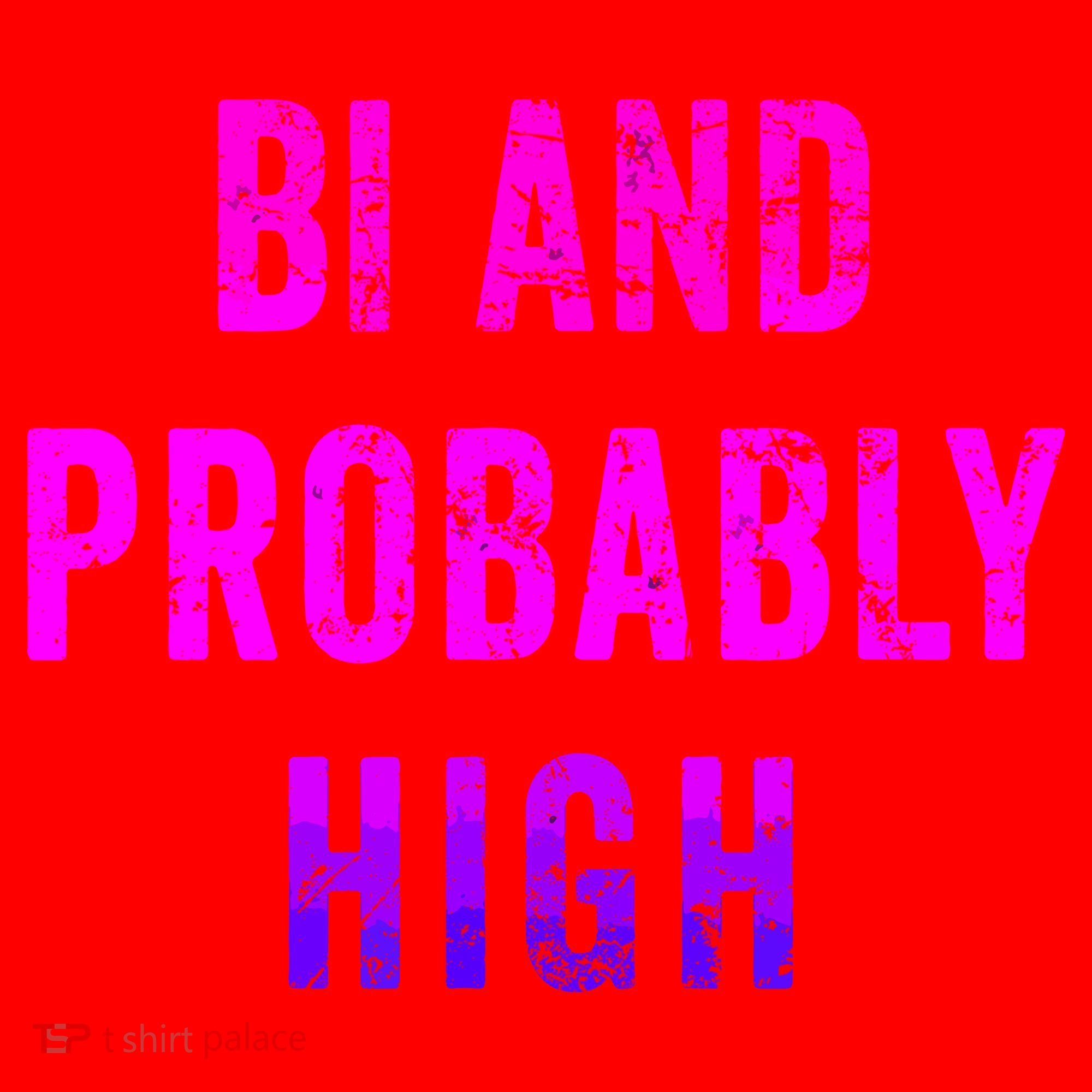 Bi And Probably High Bisexual Pothead Weed 420 Saying Meme Santa Hat