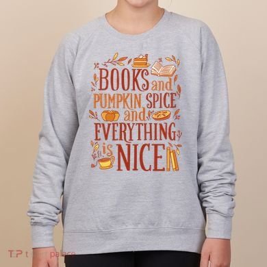 Books And Pumpkin Spice Fall Women's Sweatshirt