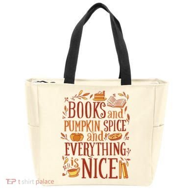 Books And Pumpkin Spice Fall Tote Bag