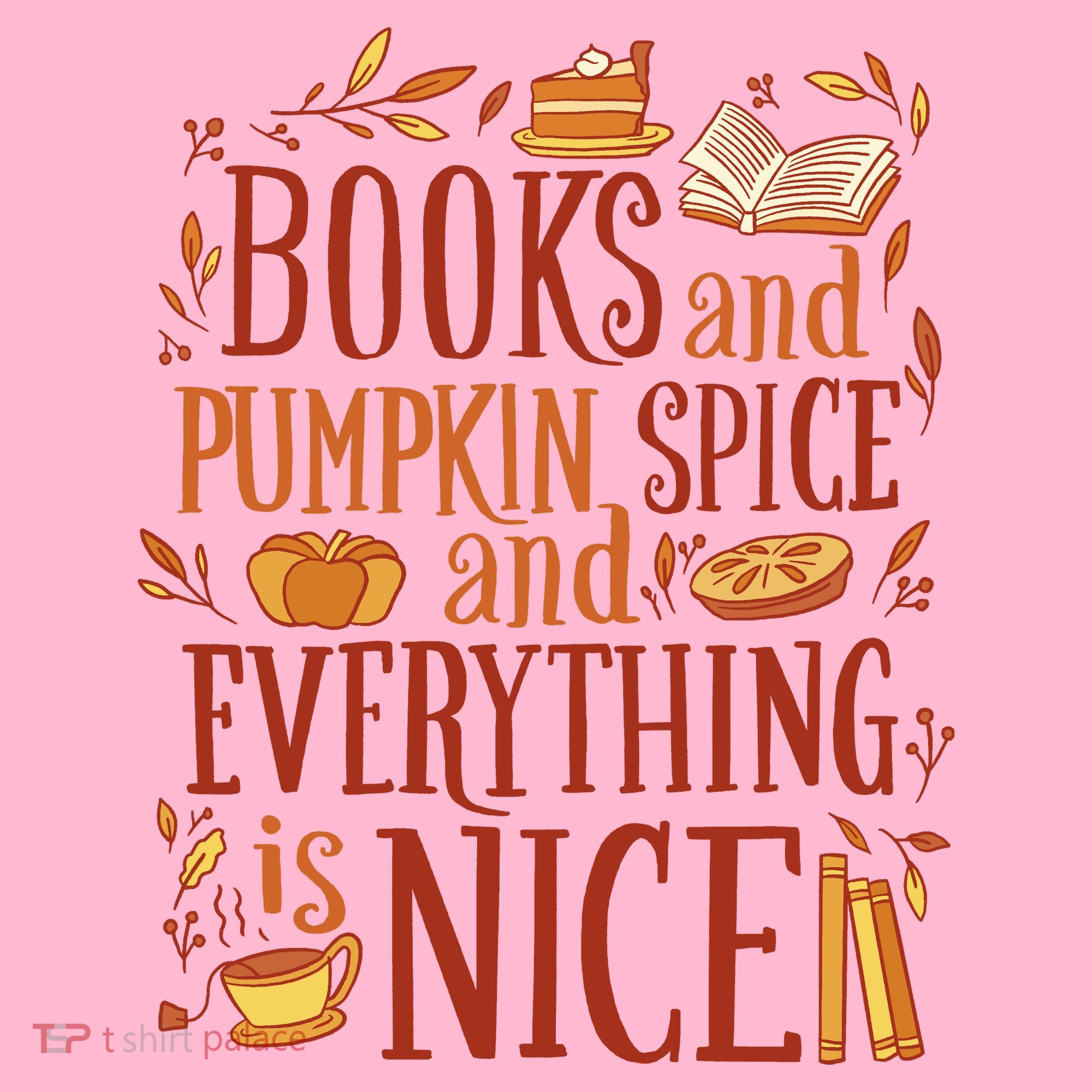 Books And Pumpkin Spice Fall Coaster