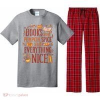 Books And Pumpkin Spice Fall Pajama Set thumb 0
