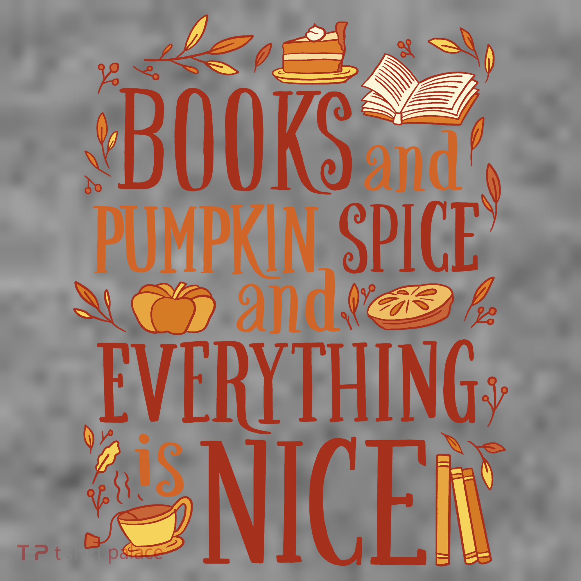 Books And Pumpkin Spice Fall Women's Tank Top
