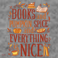 Books And Pumpkin Spice Fall Women's T-Shirt thumb 6