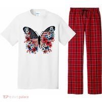 Butterfly America Patriotic 4th Of July Pajama Set thumb 0