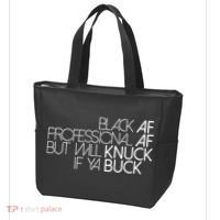 Black Af Professional Af But I Will Knuck If Ya Buck Funny Tote Bag thumb 3