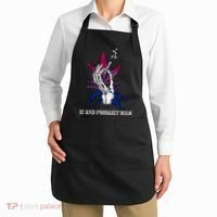 Bi And Probably High Skeleton Weed Cannabis 420 Stoner Apron thumb 2