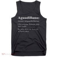 Boricua Aguadilla Puerto Rico Gift Aguadillano Definifion Tank Top thumb 0