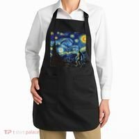Bigfoot Art Painting Funny Sasquatch Women Apron thumb 2