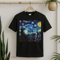 Bigfoot Art Painting Funny Sasquatch Women T-Shirt thumb 2