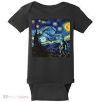 Bigfoot Art Painting Funny Sasquatch Women Baby Bodysuit thumb 0