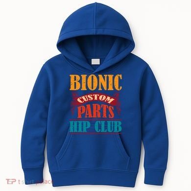 Bionic Aftermarket Parts Design Gift Knee And Hip Replacement Gift Kids Hoodie
