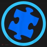 Blue Autism Puzzle for Autism Awareness Long Sleeve Shirt thumb 2