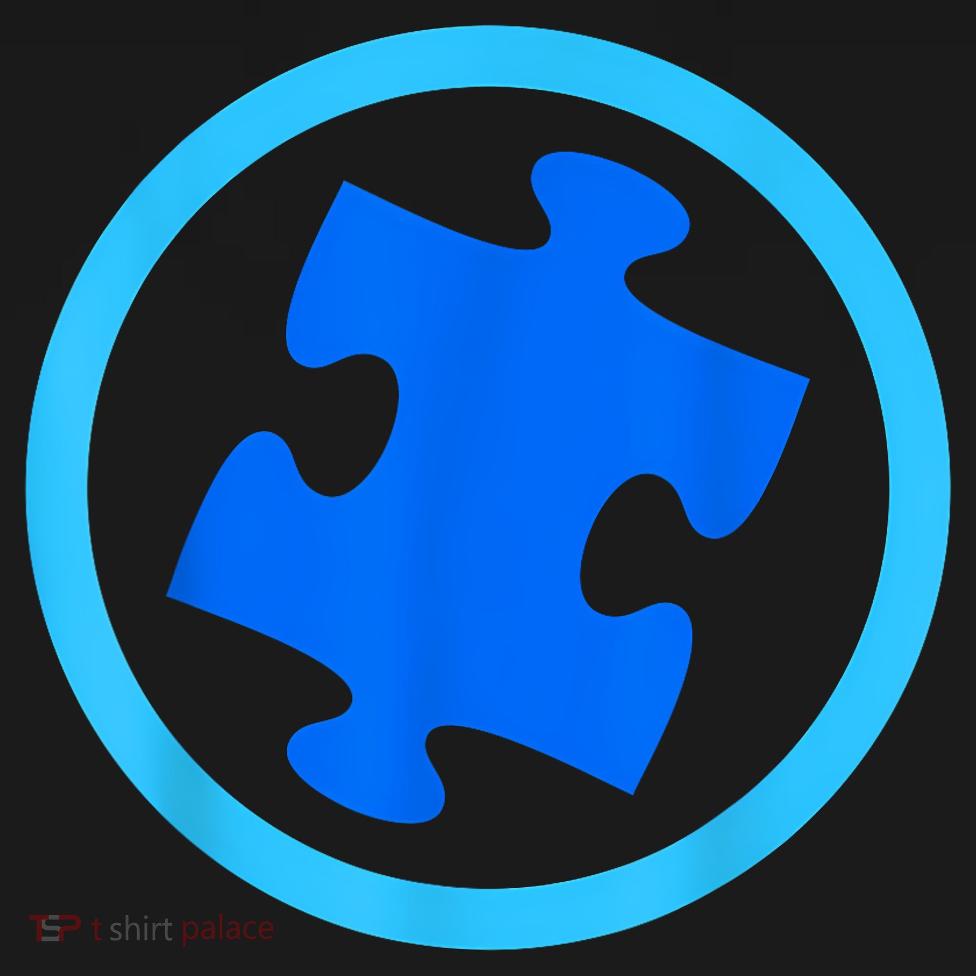 Blue Autism Puzzle for Autism Awareness Long Sleeve Shirt