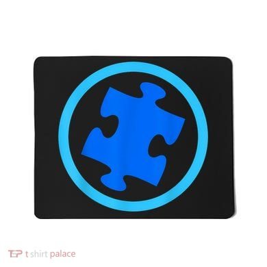 Blue Autism Puzzle for Autism Awareness Mousepad