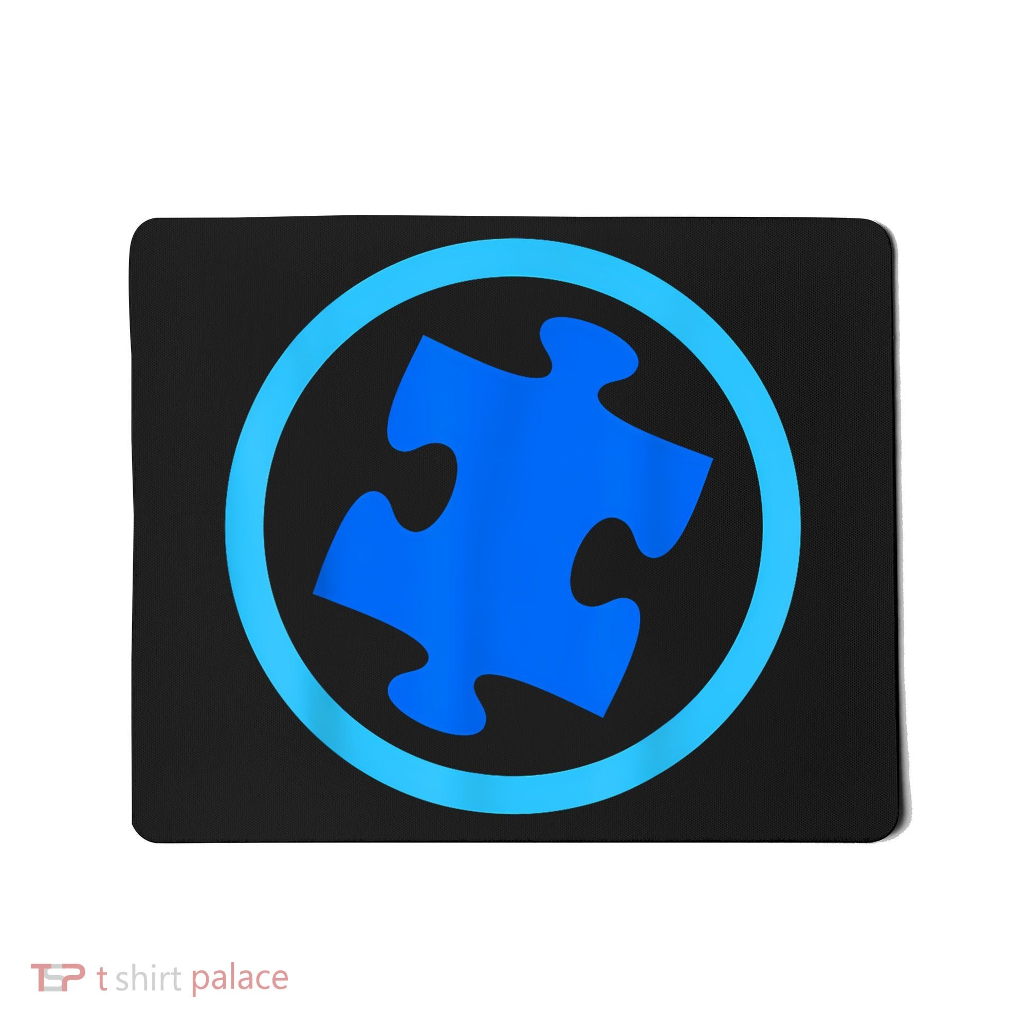 Blue Autism Puzzle for Autism Awareness Mousepad