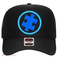 Blue Autism Puzzle for Autism Awareness Hat thumb 0
