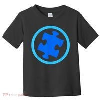 Blue Autism Puzzle for Autism Awareness Toddler T-Shirt thumb 0