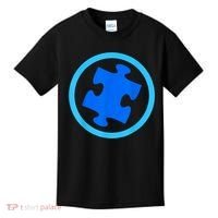 Blue Autism Puzzle for Autism Awareness Kids T-Shirt thumb 0