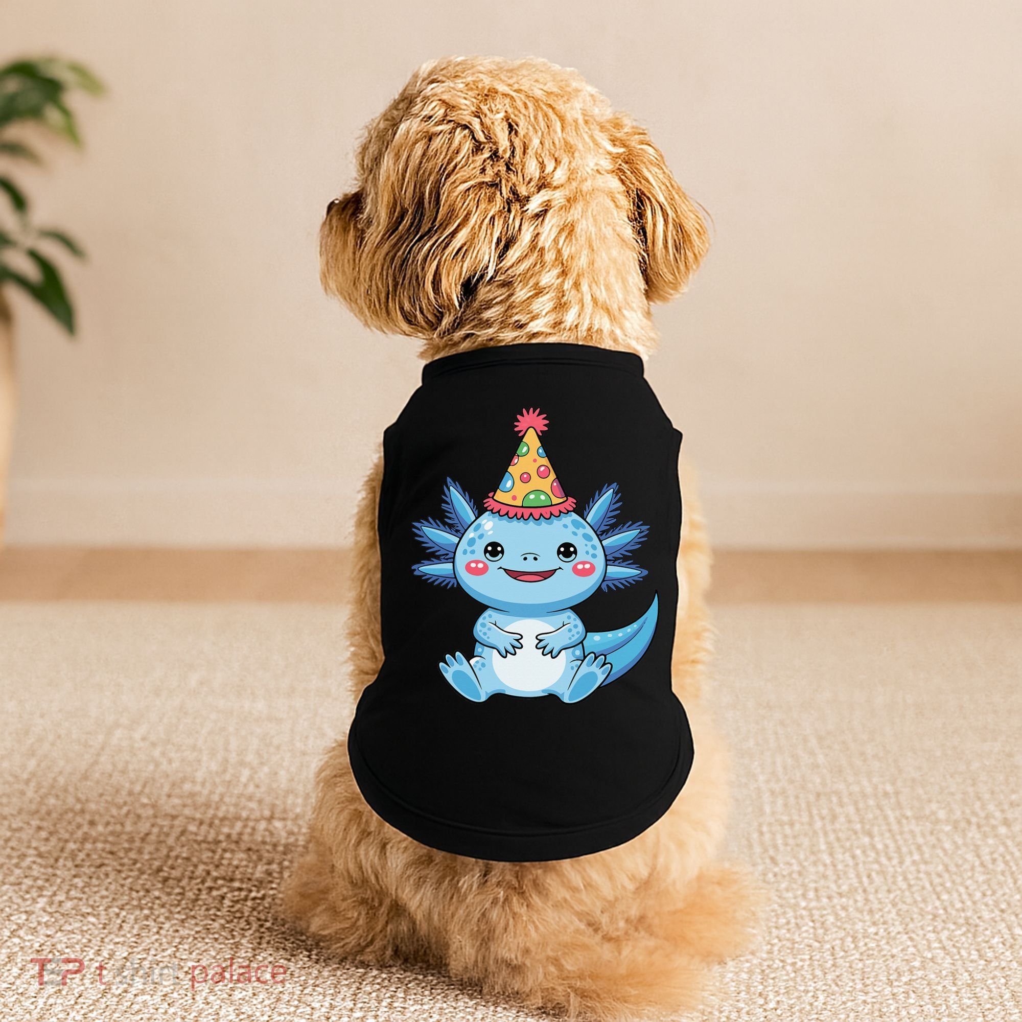Birthday Axolotl Party Gift Doggie Tank