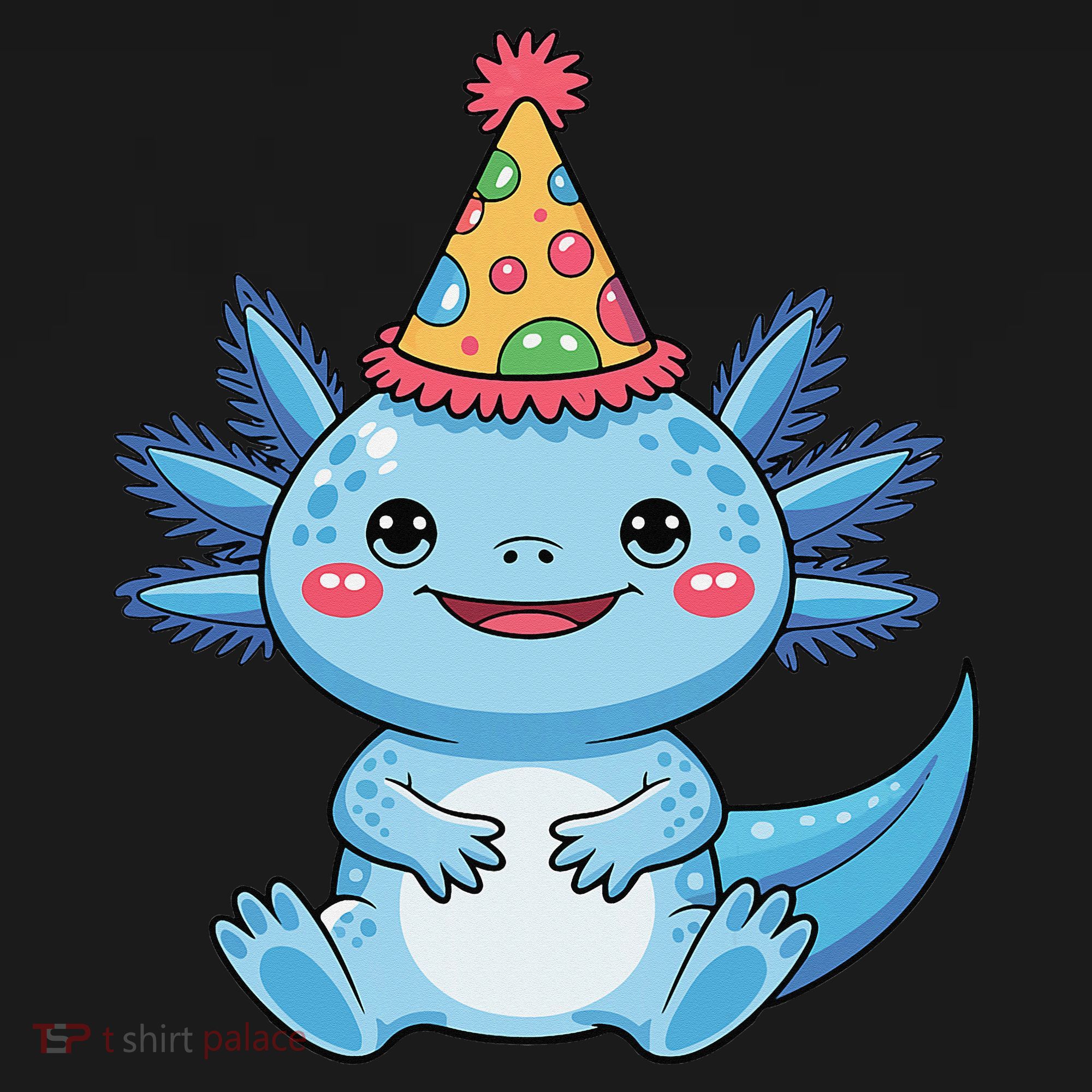 Birthday Axolotl Party Gift Apron