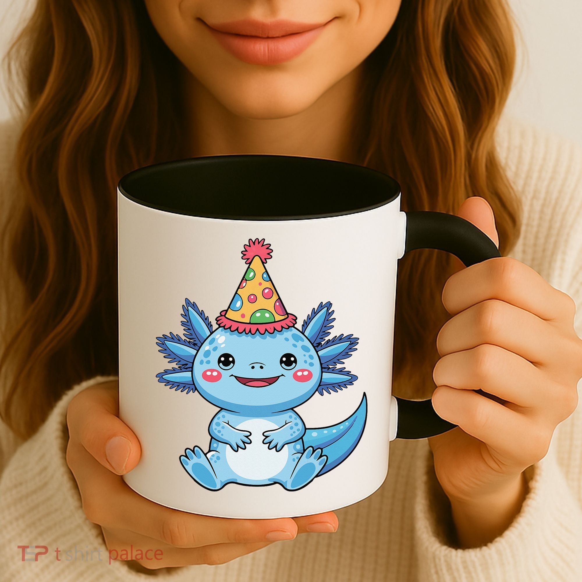 Birthday Axolotl Party Gift Coffee Mug