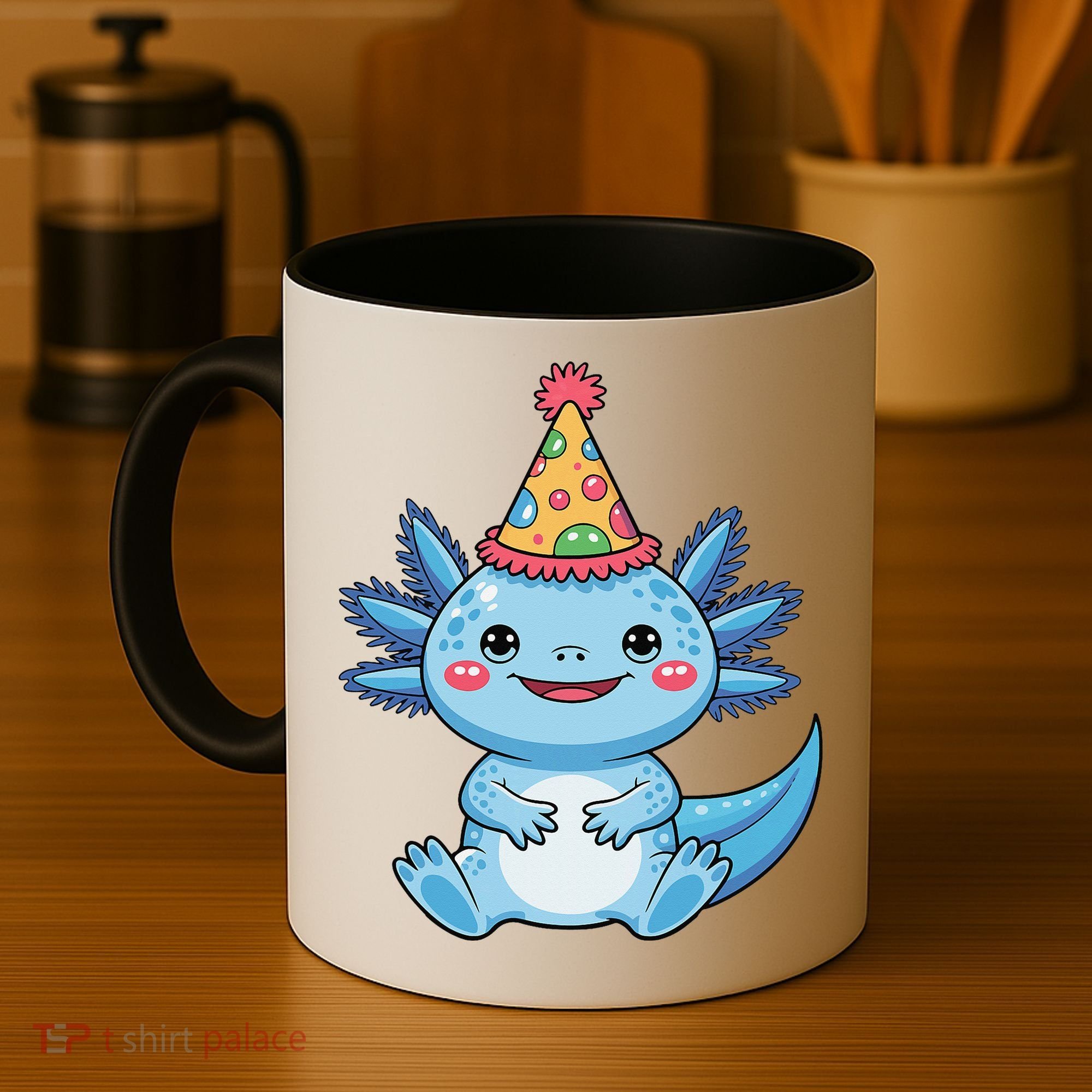 Birthday Axolotl Party Gift Coffee Mug