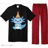 Birthday Axolotl Party Gift Pajama Set thumb 0