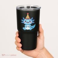 Birthday Axolotl Party Gift Tumbler thumb 2