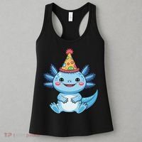 Birthday Axolotl Party Gift Women's Tank Top thumb 3
