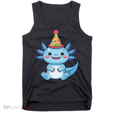 Birthday Axolotl Party Gift Tank Top