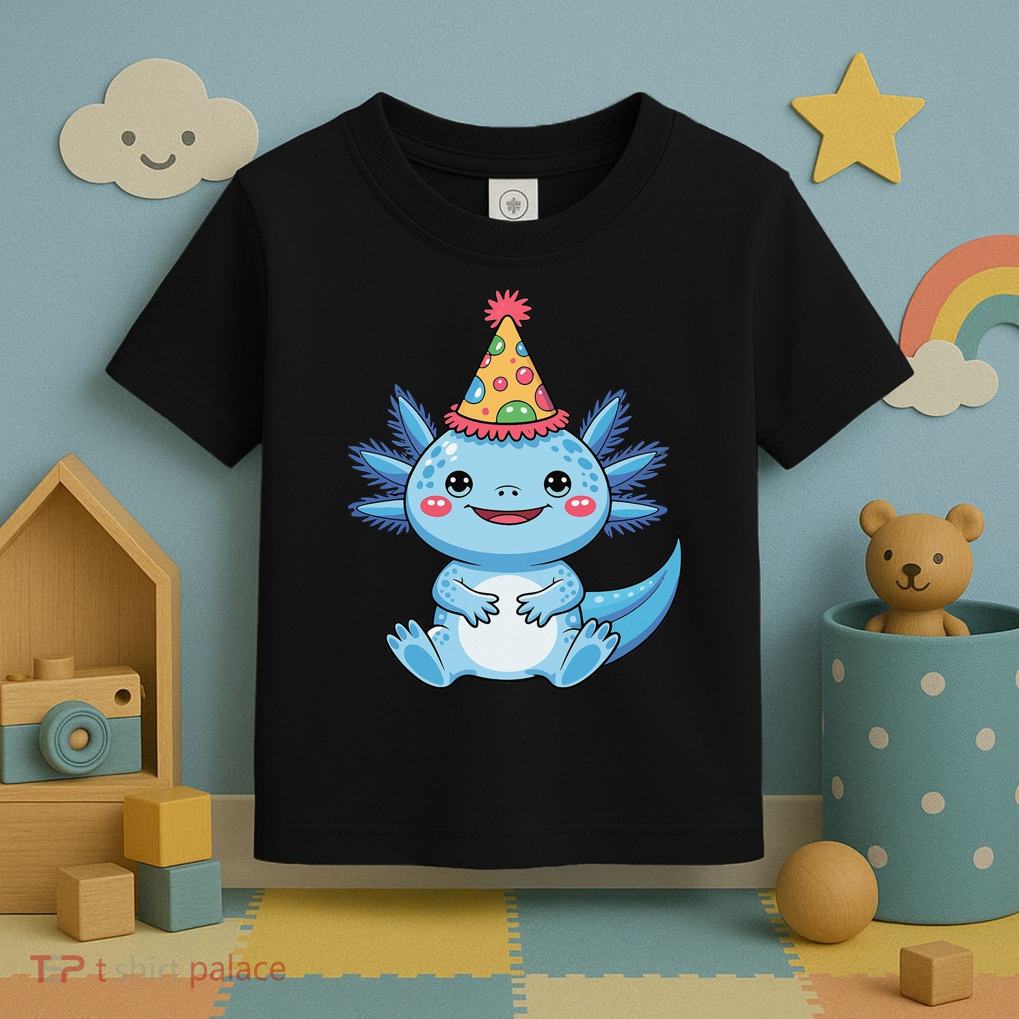 Birthday Axolotl Party Gift Toddler T-Shirt