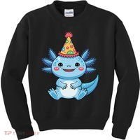 Birthday Axolotl Party Gift Kids Sweatshirt thumb 0