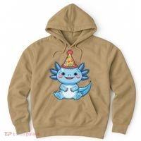 Birthday Axolotl Party Gift Hoodie thumb 0