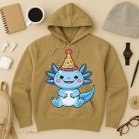 Birthday Axolotl Party Gift Hoodie thumb 3