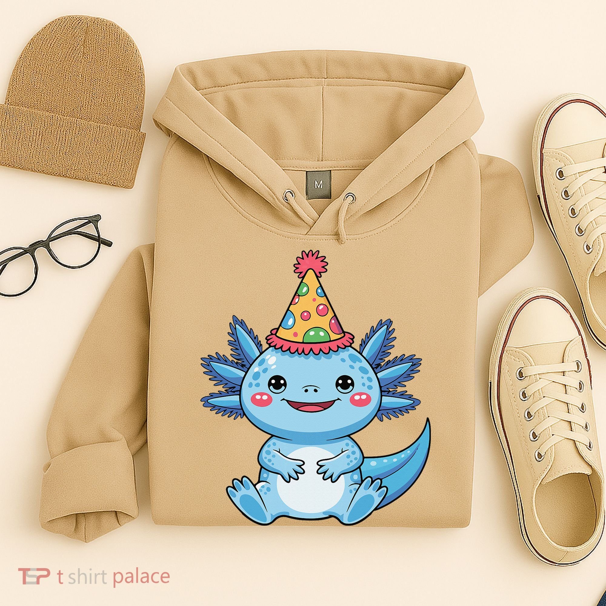 Birthday Axolotl Party Gift Hoodie