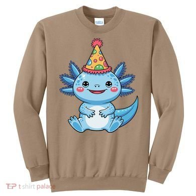 Birthday Axolotl Party Gift Sweatshirt