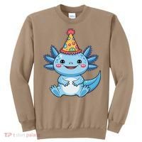 Birthday Axolotl Party Gift Sweatshirt thumb 0