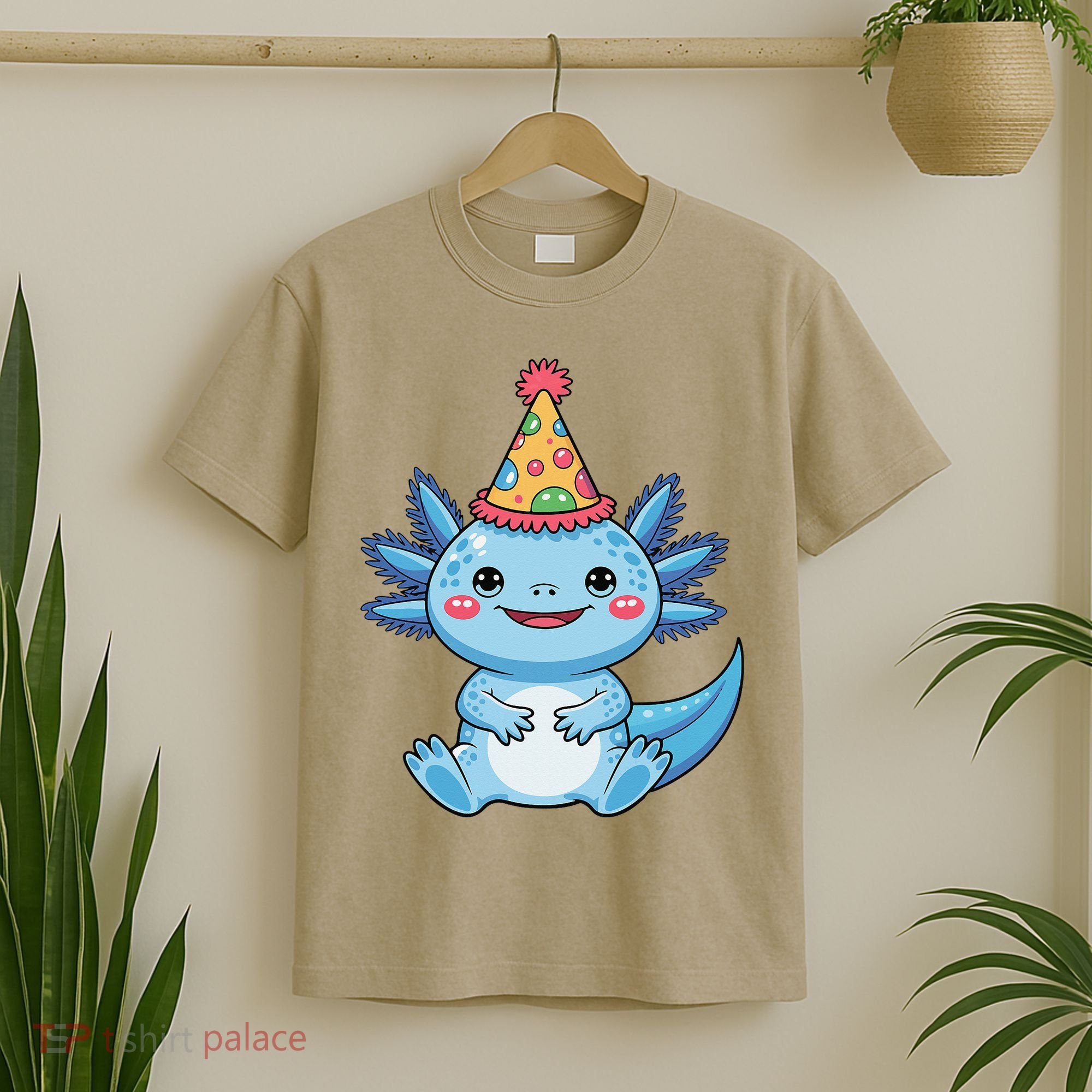 Birthday Axolotl Party Gift T-Shirt