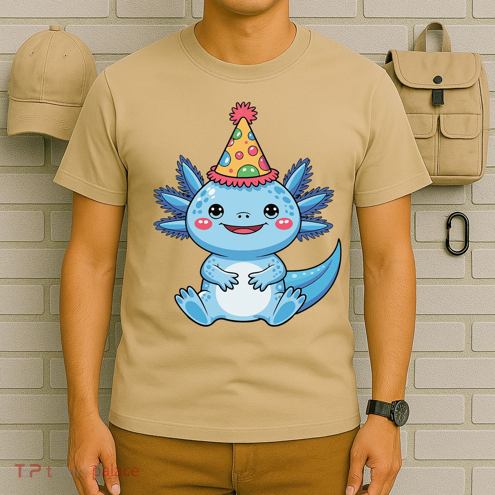 Birthday Axolotl Party Gift T-Shirt
