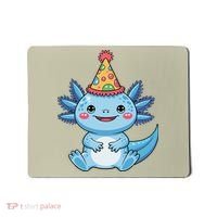 Birthday Axolotl Party Gift Mousepad thumb 0