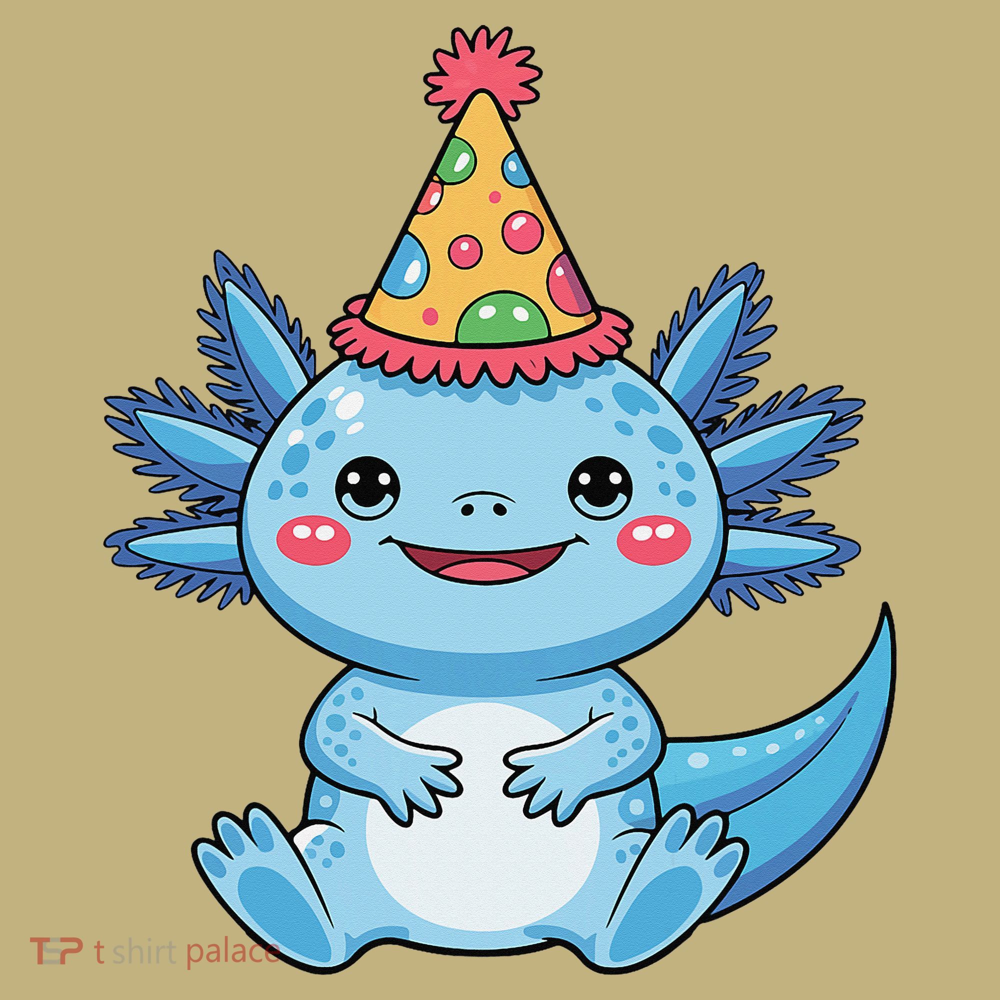Birthday Axolotl Party Gift Mousepad