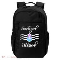 Baptized And Blessed  Backpack thumb 0