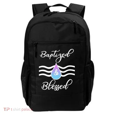 Baptized And Blessed  Backpack