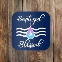 Baptized And Blessed  Coaster thumb 0
