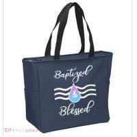Baptized And Blessed  Tote Bag thumb 2
