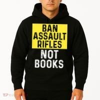 Ban Assault Rifles Not Books Hoodie thumb 2