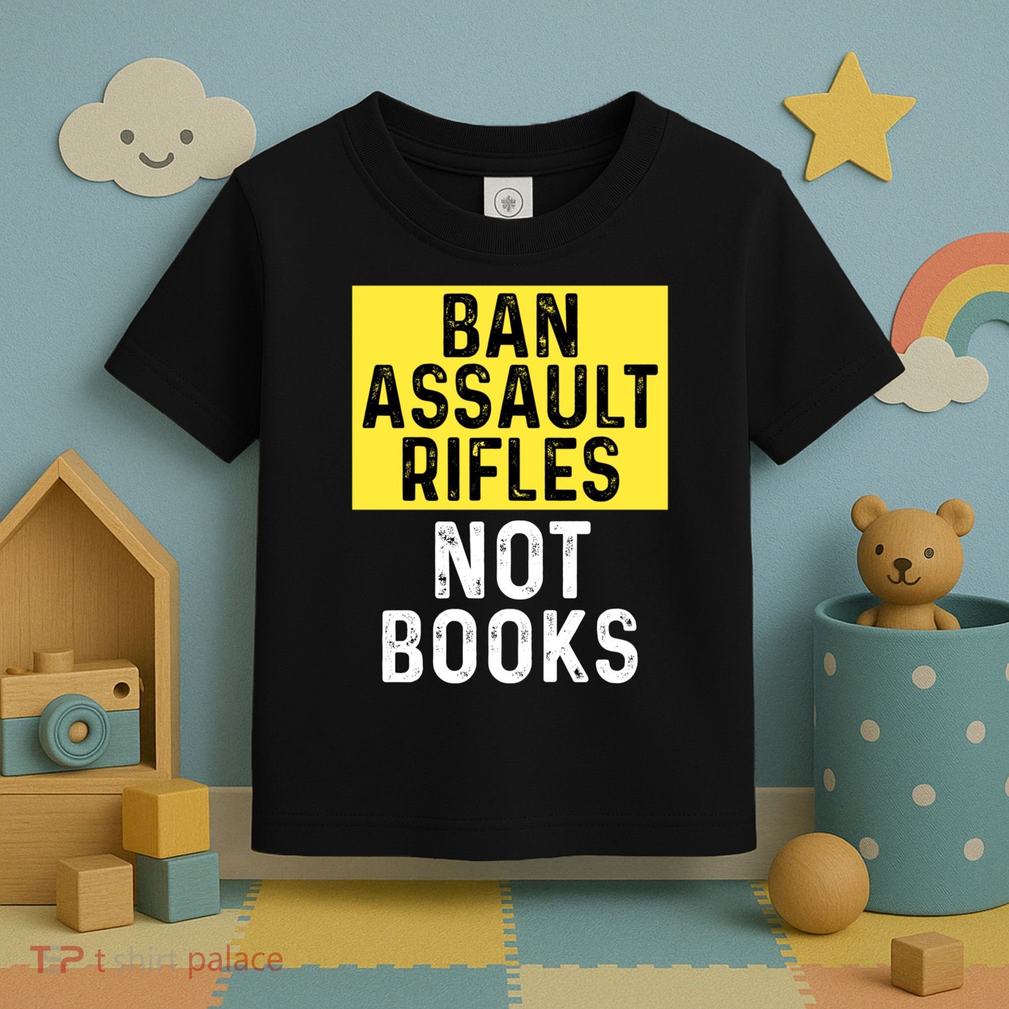 Ban Assault Rifles Not Books Toddler T-Shirt